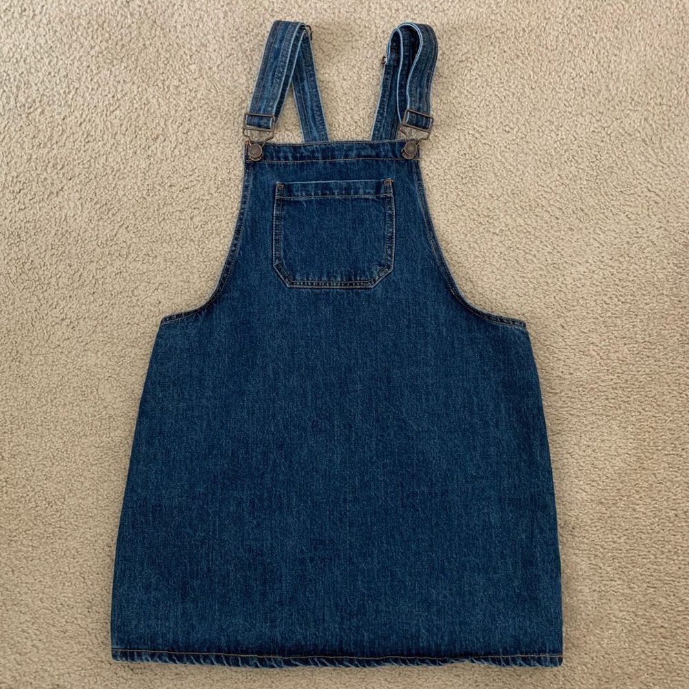 Dark Denim Overall Dress